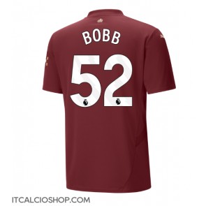 Manchester City Oscar Bobb #52 Terza Maglia 2024-25 Manica Corta